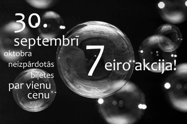 30. septembrī 7 € akcija!