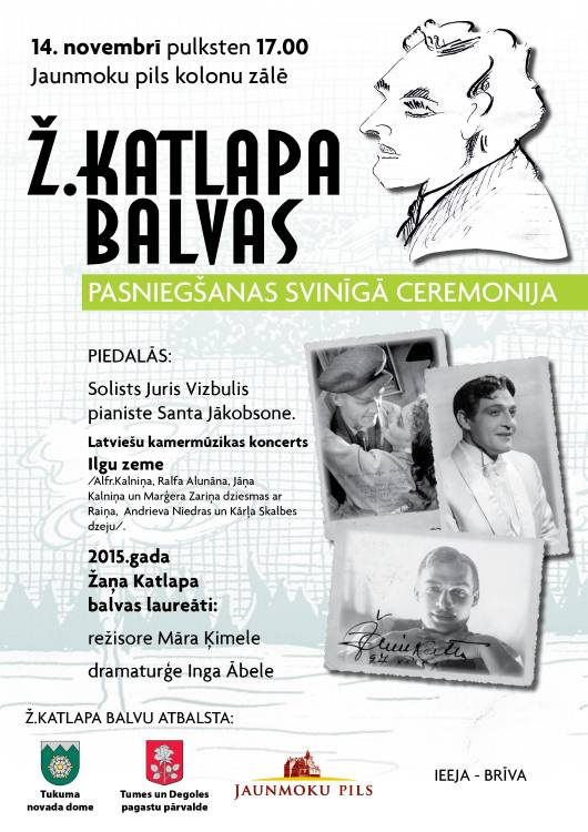 Režisore Māra Ķimele un dramaturģe, rakstniece un dzejniece Inga Ābele saņems Žaņa Katlapa balvu